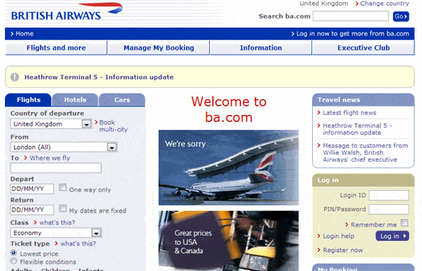 BA Website