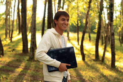 Taking your laptop for a walk may not be as daft as it sounds