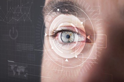 Eye focused on technology