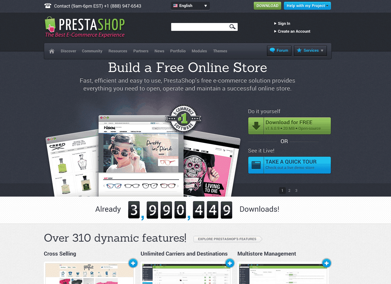 PrestaShop Screen Shot