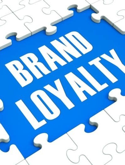 Brand Loyalty Puzzle Showing Trustworthy Products And Clients Satisfaction