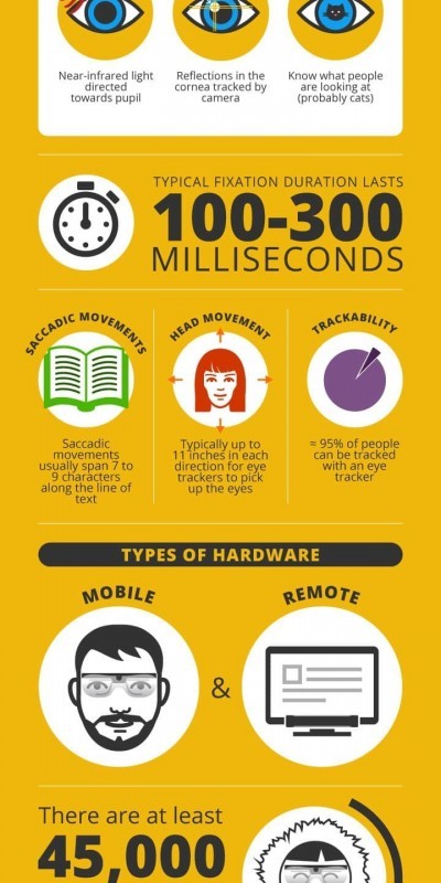 Eye tracking infographic